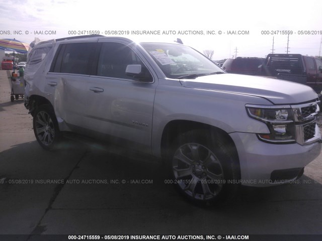 1GNSKBKC9HR349632 - 2017 CHEVROLET TAHOE K1500 LT SILVER photo 1