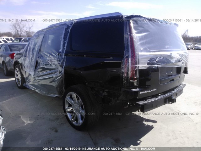 1GYS3SKJ7FR565717 - 2015 CADILLAC ESCALADE ESV LUXURY BLACK photo 3