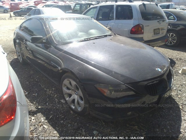 WBAEH13456CR50572 - 2006 BMW 650 I BLACK photo 1