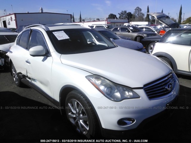 JN1AJ0HP0BM801268 - 2011 INFINITI EX35 JOURNEY WHITE photo 1