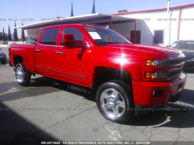 1GC1KWE85GF150712 - 2016 CHEVROLET SILVERADO K2500 HEAVY DUTY LTZ RED photo 1