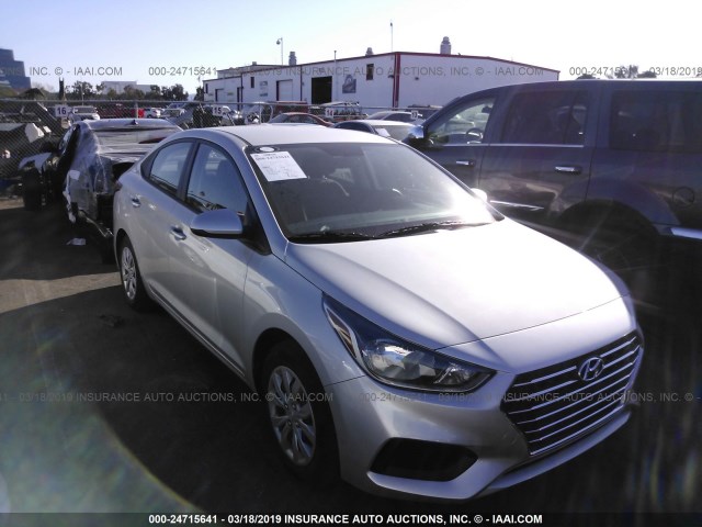 3KPC24A37KE059774 - 2019 HYUNDAI ACCENT SE/SEL SILVER photo 1