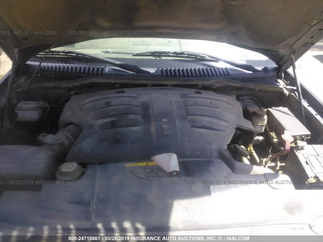 5LMEU68HX5ZJ08015 - 2005 LINCOLN AVIATOR 黑色 照片 10