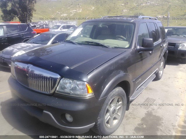 5LMEU68HX5ZJ08015 - 2005 LINCOLN AVIATOR 黑色 照片 2