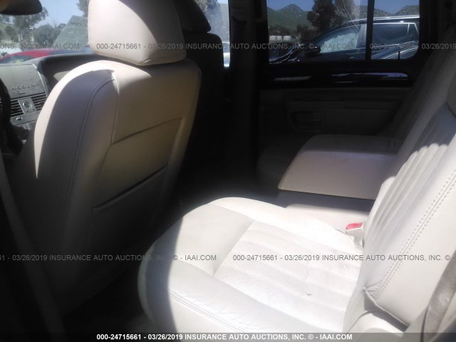 5LMEU68HX5ZJ08015 - 2005 LINCOLN AVIATOR 黑色 照片 8