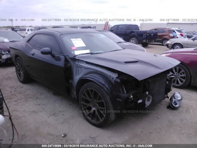 2C3CDZAT1FH717465 - 2015 DODGE CHALLENGER SXT BLACK photo 1