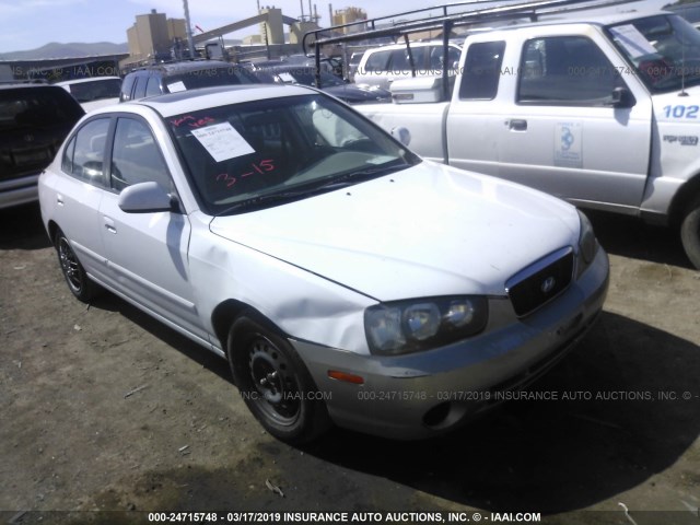 KMHDN45D23U641679 - 2003 HYUNDAI ELANTRA GLS/GT WHITE photo 1