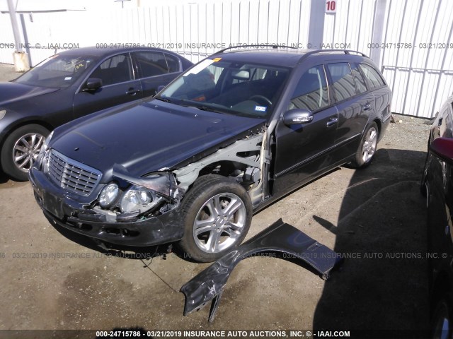 WDBUH56J36A832845 - 2006 MERCEDES-BENZ E 350 WAGON GRAY photo 2