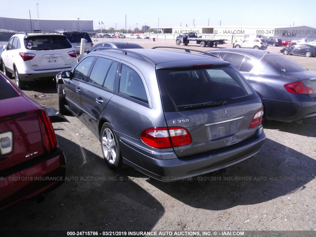 WDBUH56J36A832845 - 2006 MERCEDES-BENZ E 350 WAGON GRAY photo 3