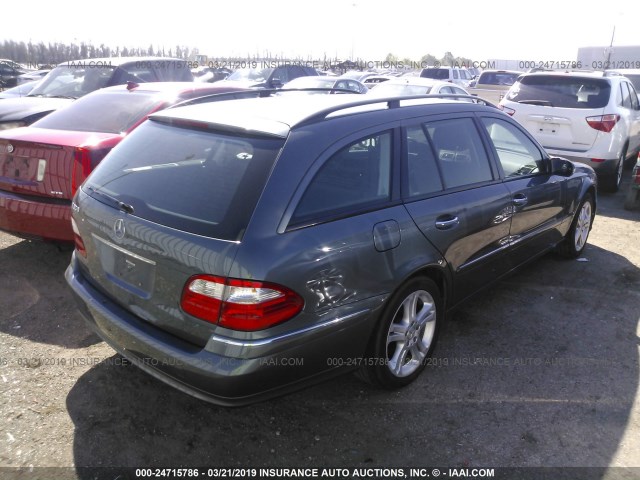 WDBUH56J36A832845 - 2006 MERCEDES-BENZ E 350 WAGON GRAY photo 4