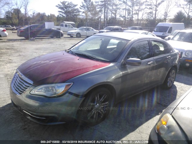 1C3CCBBB4CN267670 - 2012 CHRYSLER 200 TOURING GRAY photo 2