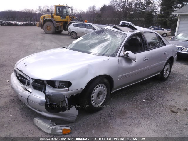 2G4WY55J221276247 - 2002 BUICK CENTURY LIMITED SILVER photo 2