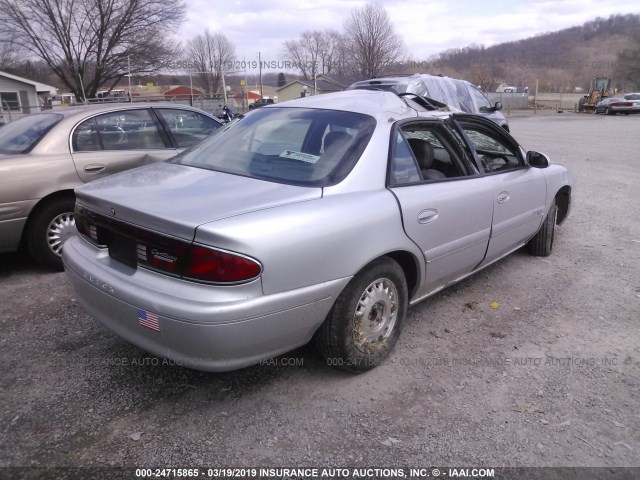 2G4WY55J221276247 - 2002 BUICK CENTURY LIMITED SILVER photo 4