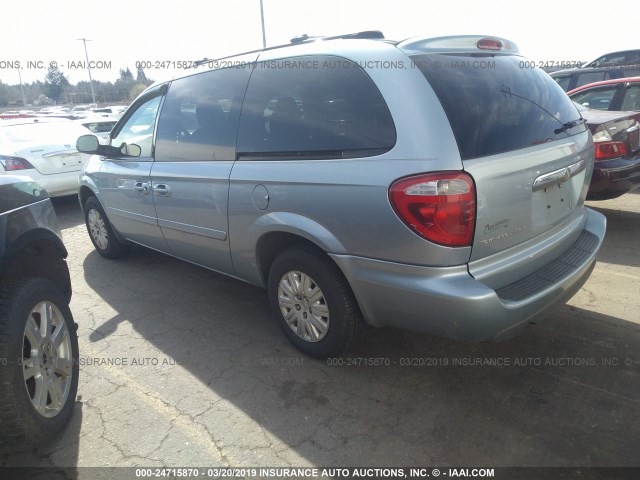 2C4GP44R95R212998 - 2005 CHRYSLER TOWN & COUNTRY LX Light Blue photo 3