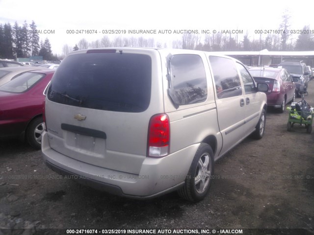 1GNDV23W18D153805 - 2008 CHEVROLET UPLANDER LS GOLD photo 4