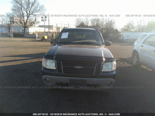 1FMZU77E22UD41767 - 2002 FORD EXPLORER SPORT TR  GREEN photo 6