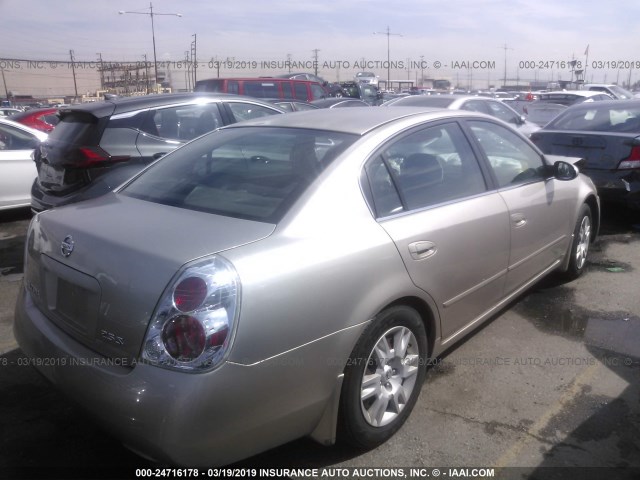 1N4AL11D05C111405 - 2005 NISSAN ALTIMA S/SL TAN photo 4