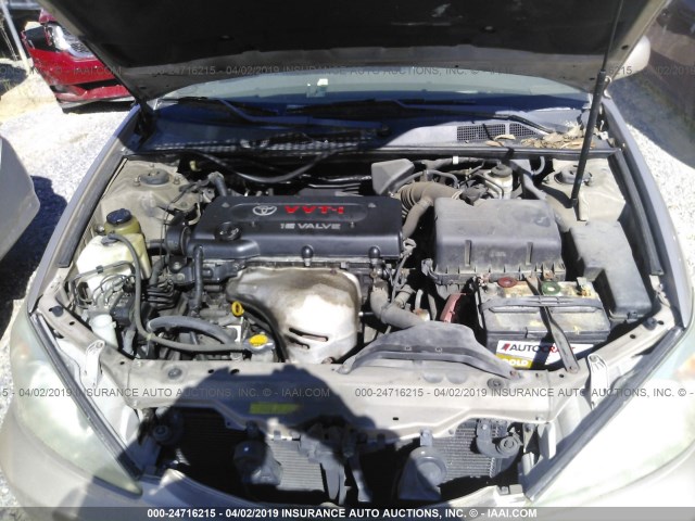 4T1BE32K43U242745 - 2003 TOYOTA CAMRY LE/XLE/SE CREAM photo 10