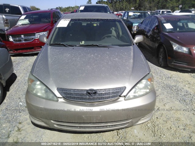 4T1BE32K43U242745 - 2003 TOYOTA CAMRY LE/XLE/SE CREAM photo 6