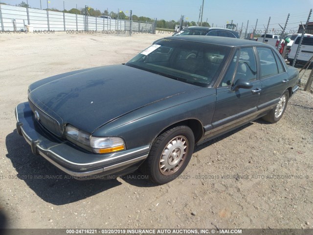 1G4HR52L8RH514265 - 1994 BUICK LESABRE LIMITED GREEN photo 2