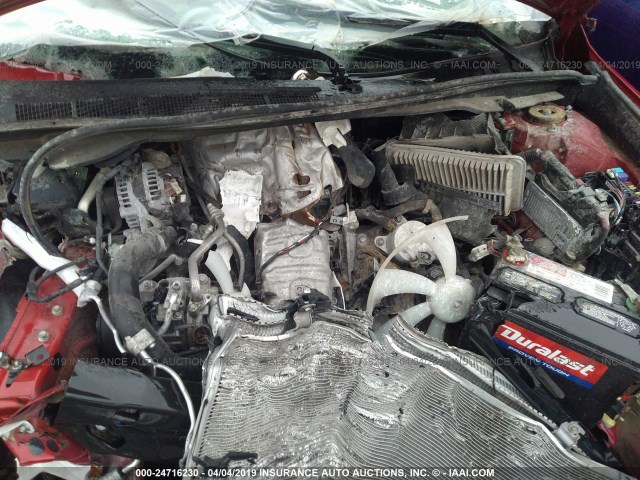 4T1BF1FK2CU635459 - 2012 TOYOTA CAMRY SE/LE/XLE RED photo 10