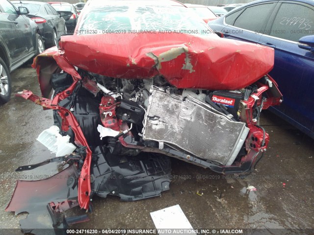 4T1BF1FK2CU635459 - 2012 TOYOTA CAMRY SE/LE/XLE RED photo 6