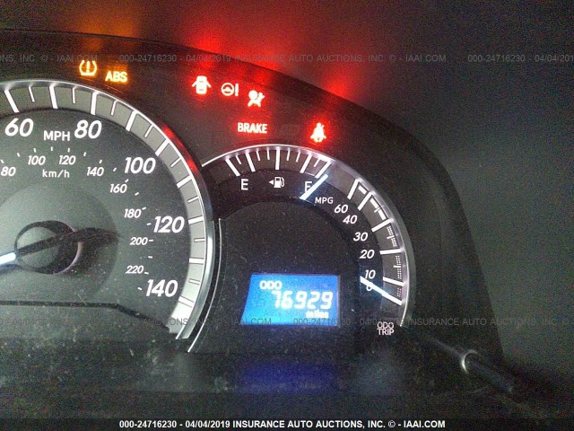 4T1BF1FK2CU635459 - 2012 TOYOTA CAMRY SE/LE/XLE RED photo 7