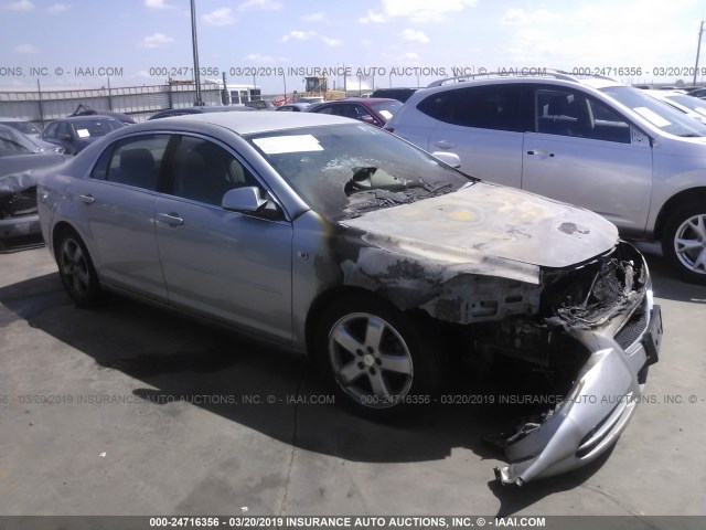 1G1ZH57B38F230590 - 2008 CHEVROLET MALIBU 1LT 银色 照片 1