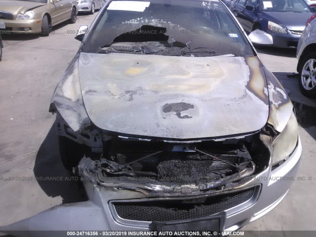 1G1ZH57B38F230590 - 2008 CHEVROLET MALIBU 1LT 银色 照片 6