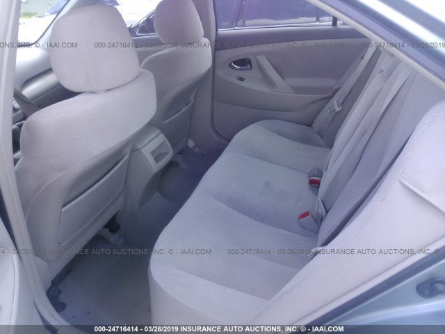 4T1BF3EK5AU578412 - 2010 TOYOTA CAMRY SE/LE/XLE GREEN photo 8