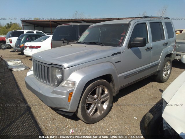 1C4PJLFK7CW131837 - 2012 JEEP LIBERTY JET SILVER photo 2