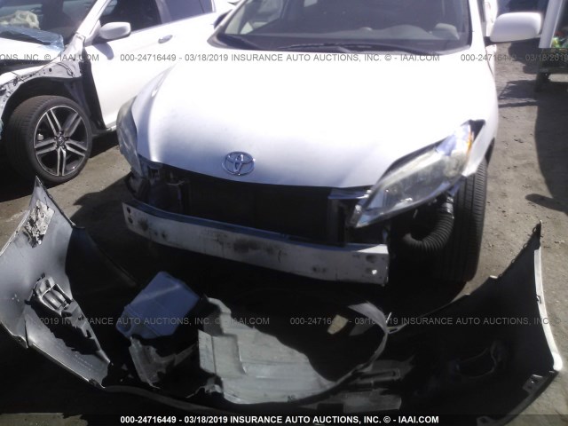 2T1KU40E69C166672 - 2009 TOYOTA COROLLA MATRIX  WHITE photo 6