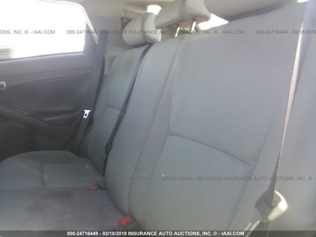 2T1KU40E69C166672 - 2009 TOYOTA COROLLA MATRIX  WHITE photo 8