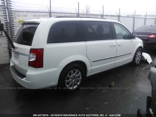 2A4RR8DG1BR704018 - 2011 CHRYSLER TOWN & COUNTRY TOURING L WHITE photo 4