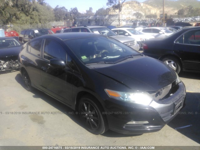 JHMZE2H50BS009145 - 2011 HONDA INSIGHT LX BLACK photo 1