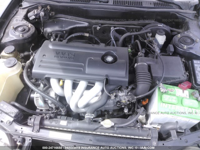 1NXBR12E0YZ304135 - 2000 TOYOTA COROLLA VE/CE/LE 黑色 照片 10