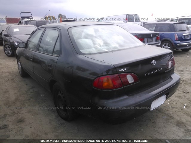 1NXBR12E0YZ304135 - 2000 TOYOTA COROLLA VE/CE/LE 黑色 照片 3