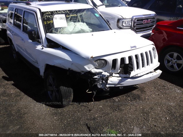 1C4NJRFB1FD426796 - 2015 JEEP PATRIOT LATITUDE WHITE photo 6