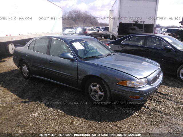 1G4HP54KXY4264513 - 2000 BUICK LESABRE CUSTOM BLUE photo 1