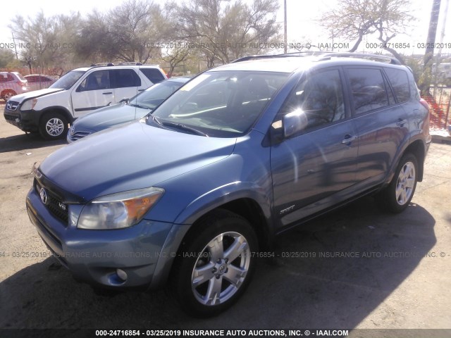 JTMBK32V675023230 - 2007 TOYOTA RAV4 SPORT BLUE photo 2