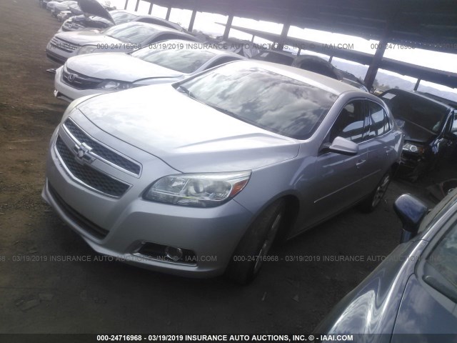 1G11F5SR4DF151608 - 2013 CHEVROLET MALIBU 2LT SILVER photo 2