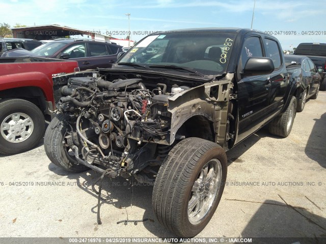 5TFJX4GN0DX021887 - 2013 TOYOTA TACOMA DOUBLE CAB 黑色 照片 2