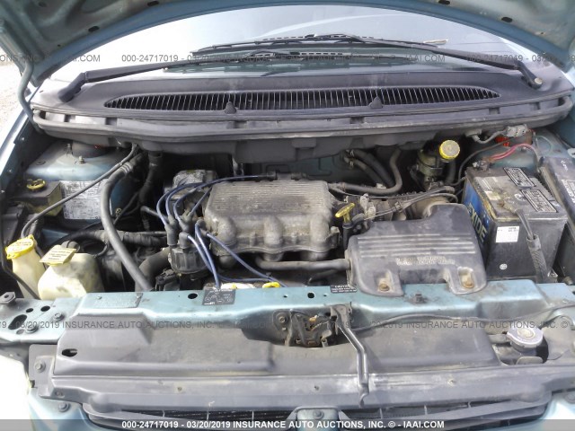 2B4GP2439WR758506 - 1998 DODGE GRAND CARAVAN  BLUE photo 10