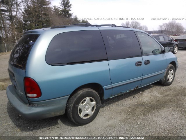 2B4GP2439WR758506 - 1998 DODGE GRAND CARAVAN  BLUE photo 4