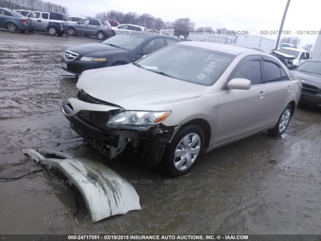 4T1BE46K48U234961 - 2008 TOYOTA CAMRY CE/LE/XLE/SE GOLD photo 2