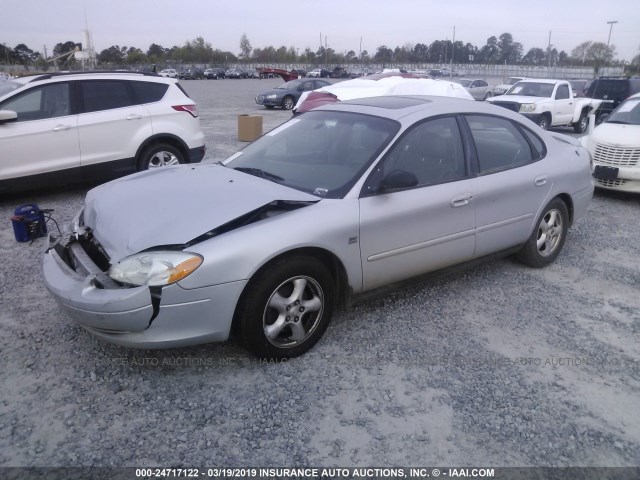 1FAFP55S53A242283 - 2003 FORD TAURUS SES SILVER photo 2