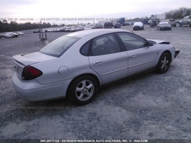 1FAFP55S53A242283 - 2003 FORD TAURUS SES SILVER photo 4