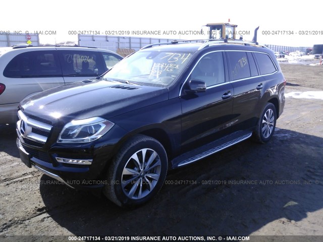 4JGDF2EE3GA690066 - 2016 MERCEDES-BENZ GL 350 BLUETEC BLACK photo 2