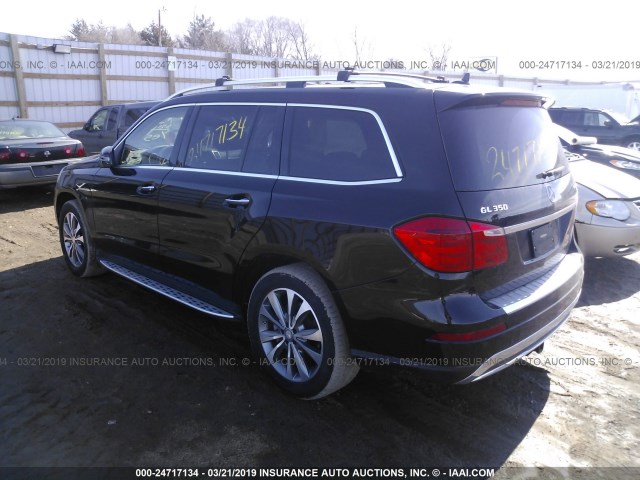 4JGDF2EE3GA690066 - 2016 MERCEDES-BENZ GL 350 BLUETEC BLACK photo 3