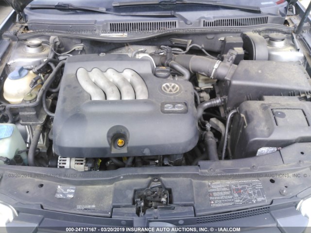 3VWRK69MX4M120656 - 2004 VOLKSWAGEN JETTA GL GRAY photo 10